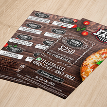 Flyer Pizza Jack. Projekt z dziedziny Projektowanie graficzne użytkownika David Eduardo Rodriguez Lema - 14.08.2017