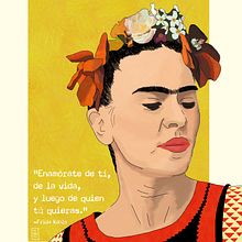 Frida Kahlo. Traditional illustration project by Olga Fernández Pero - 04.10.2018