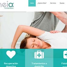Heia Fisioterapia. Un proyecto de Diseño Web de sandra uzal - 12.04.2018