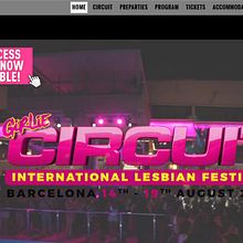 Creaccion pagina web para grandes Eventos - Circuit Festival Girlie. Un proyecto de Desarrollo Web de Nicola Mostallino - 01.05.2017