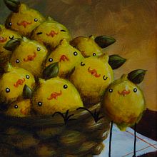 Naturaleza Limonera (cuadro). Projekt z dziedziny Trad, c, jna ilustracja i  Malarstwo użytkownika Marta Alvarez Campillo - 01.03.2018