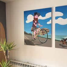 Cuadro Surfero . Traditional illustration & Interior Design project by Jesús Romero - 04.13.2018