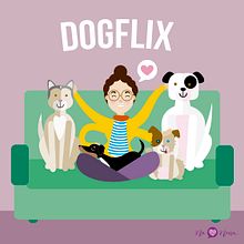 Dogflix. Character Design project by Eva Jardi - 04.07.2018