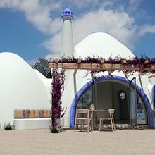 CASA DOMO por ANDRES PANIAGUA. 3D, Architecture, and Design project by Andres Paniagua Lopez - 04.16.2018