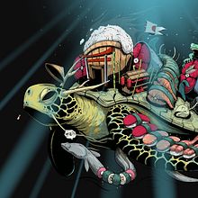 Sushi maker. Un proyecto de Bellas Artes, Diseño de personajes e Ilustración tradicional de Dhani Barragán - 16.04.2018