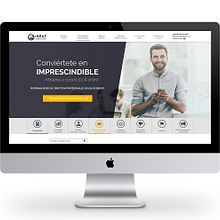 Landing promocional Instituto Europeo de Asesoría Fiscal. Un progetto di Design, Graphic design, Web design e Marketing di Sara Navarro - 01.09.2017