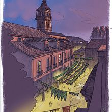 Mercado Medieval Ein Projekt aus dem Bereich Traditionelle Illustration von Chema G. Baena Art - 17.04.2018