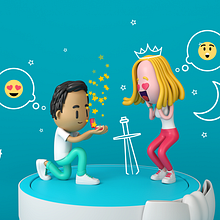 Love. 3D, Animation, Character Animation, Art Direction, Character Design, Graphic Design, and Motion Graphics project by Andreé Chujutally Mejía - 04.18.2018