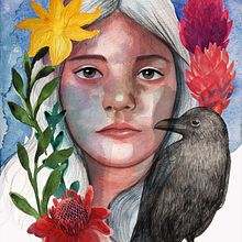 Angela. Traditional illustration project by Akiko Takashima - 04.18.2018