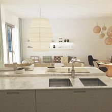 3D - Reforma piso en Badalona. 3D, Architecture, Interior Architecture, Design & Interior Design project by Mercè Moga Minguet - 03.16.2018