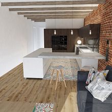 3D- Piso en Barcelona / Diputació. 3D, Architecture, Interior Architecture, Design & Interior Design project by Mercè Moga Minguet - 04.18.2018