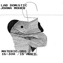 Lab doméstico con Joana Moher en Materic.org. Projekt z dziedziny  Sztuki piękne,  Kolaż,  Muz, ka i  Sound design użytkownika MATERIC.ORG - espacio de arte de performance - 18.04.2018