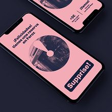 Supprise App & Identity design. Un proyecto de Dirección de arte, Diseño gráfico y UX / UI de Helena Llop - 22.04.2018