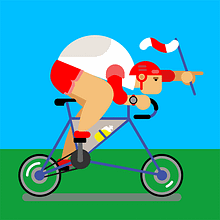 CICLISTA PERUANO . Animation project by Daniel Moon - 04.23.2018