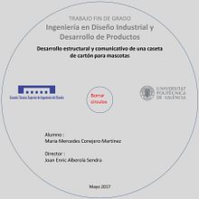 Proyecto Fin de Carrera. Un proyecto de Diseño gráfico y Diseño industrial de Mercedes Conejero - 13.06.2017
