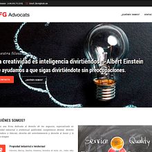 JFG Advocats. Un proyecto de Diseño Web de El estudio de Coco - 01.05.2017