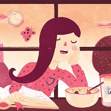 La Vigilia. Traditional illustration, Character Design, Vector Illustration, Drawing, and Digital Illustration project by Taína Almodóvar - 06.08.2017
