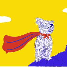 I <3 Dogs. Traditional illustration, Character Design, Vector Illustration, Drawing, and Digital Illustration project by Taína Almodóvar - 06.28.2017