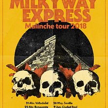 THE MILKYWAY EXPRESS. Ilustración Digital. Een project van Posterontwerp y Digitale illustratie van Alvaro Aspe Gonzalez - 24.04.2018