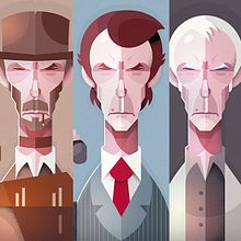 Clint Eastwood . Traditional illustration, and Vector Illustration project by Ricardo Polo López - 04.25.2018