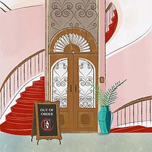 Una historia floreada. Traditional illustration, Film, Video, TV, Interior Architecture, Interior Design, L, scape Architecture, Set Design, Comic, Vector Illustration, Creativit, Drawing, and Digital Illustration project by Taína Almodóvar - 04.25.2018