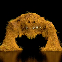 MONSTER_PELO. Un progetto di 3D e Animazione 3D di José Luis Morán - 25.04.2018