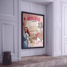 Cartel promocional Beefeater . Projekt z dziedziny  Projektowanie plakatów i Projektowanie graficzne użytkownika Judith Engelhardt Moya - 26.04.2018