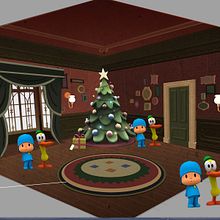 Concept Art_POCOYO_A Christmas Tale 2017. Animation, 3D Animation, Architecture, Fine Arts, Sketching, Film, Video, TV, Creativit, Design, Set Design, Traditional illustration, Digital Illustration, Stor, telling, and TV project by Pedro Bascon - 11.01.2017