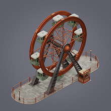Circusmatic: Ferris wheel. 3D, 3D Animation, and Motion Graphics project by Jose Olmedo - 04.26.2018