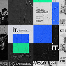 ITS Immersive Tech Summit | Identity Design. Un projet de Br, ing et identité , et Design graphique de Belén Saralegui - 27.04.2018