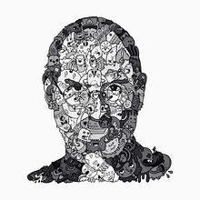 Ilustracion de Steve Jobs . Drawing, Traditional illustration, and Vector Illustration project by Edu Morente - 04.28.2018