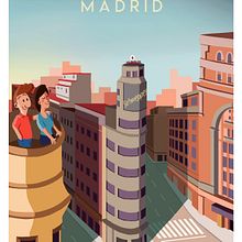 Visit Madrid Ein Projekt aus dem Bereich Grafikdesign und Traditionelle Illustration von Alberto Camacho Gordaliza - 29.04.2018