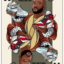 Virgil Abloh - Retrato. Un proyecto de Ilustración tradicional, Ilustración digital e Ilustración vectorial de Marcos Cabrera - 30.04.2018
