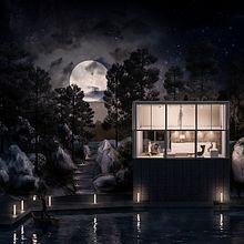 Glasshouse - Proyecto final - Representación de espacios arquitectonicos - Phrame. 3D, Architecture, Graphic Design, L, scape Architecture, Photograph, and Post-production project by Sergi Tabueña - 05.01.2018