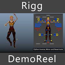 Rigg DemoReel (2018) Ein Projekt aus dem Bereich 3-D-Animation, 3-D-Modellierung und Rigging von Marcia Gramage Gomez - 02.03.2018
