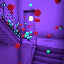Escaleras (Simulación de cuerpos rígidos). 3D Animation project by Mari Carmen Arcos - 05.03.2018