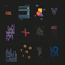 TYPOSTER AVANT GARDE. Graphic Design, T, and pograph project by Angel Alejandro - 05.03.2018