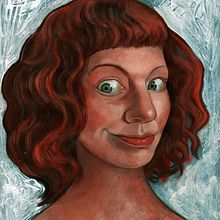 Chica con tatuajes. Fine Arts, Traditional illustration, and Painting project by Akiko Takashima - 05.03.2018