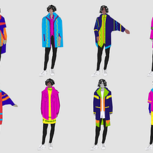 Fashion collection: FREEDOM. Fashion Design project by Alba López - 05.04.2018