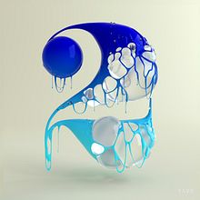 BLUP NUMBERS. 3D, Direção de arte, e Tipografia projeto de TAVO STUDIO - 04.05.2018
