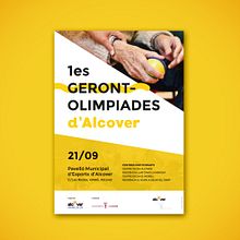 Cartel Gerontolimpiades. Poster Design, and Graphic Design project by Roser Prats - 09.10.2017