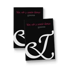 Libro «Ver, oír y sentir letras» . Fine Arts, Br, ing, Identit, Calligraph, Design, Editorial Design, Graphic Design, T, and pograph project by Leire y Eduardo - 05.04.2018