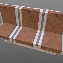 Scifi Space Station Sofa. 3D project by enriquepbart - 05.05.2018