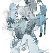 Vanity Fair, colaboración mensual.. Traditional illustration, and Digital Illustration project by Óscar Lloréns - 05.07.2018