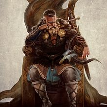 Odin. Digital Illustration project by Paco Corachan Iriarte - 05.07.2018