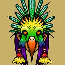 quindi mask. Un projet de Illustration numérique de Pedro Tapuy - 04.01.2018
