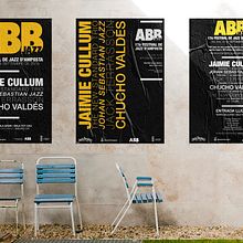 Cartells ABB Jazz. Un progetto di Design di poster , Graphic design e Tipografia di Carlos Sánchez Delgado - 24.01.2017