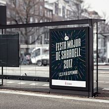 Festa Major de Sabadell. Un progetto di Design di poster  e Graphic design di Carlos Sánchez Delgado - 20.06.2017