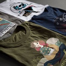 Merchandising solidario. Ilustração tradicional e Ilustração vetorial projeto de Gil Gijón - 13.10.2017
