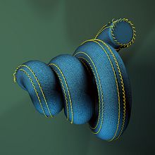 Lettering 3D: modelado y texturizado con Cinema 4D. 3D, Lettering, and 3D Modeling project by Niko - 05.08.2018